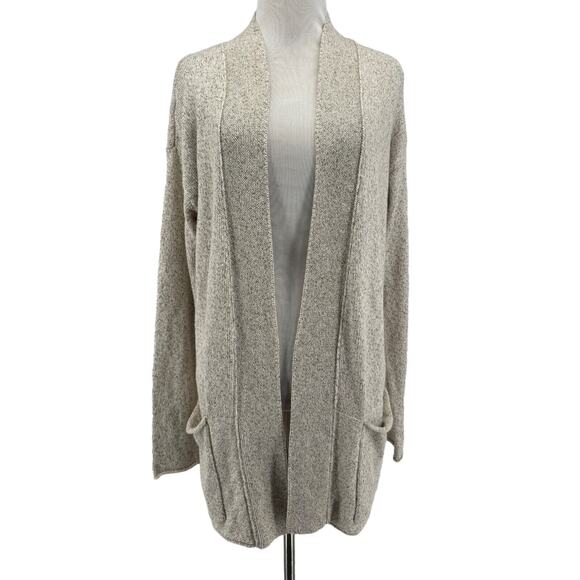 Pure Jill By J. Jill Women's Ivory Long Sleeve Open Front Cardigan Sweater XS - Picture 1 of 5